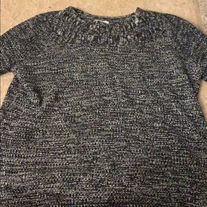 Black and white sweater